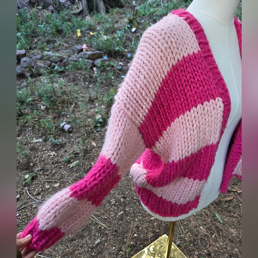 Princess Polly Lester‎ Knit Cardigan In Pink Size Small - Picture 5 of 8